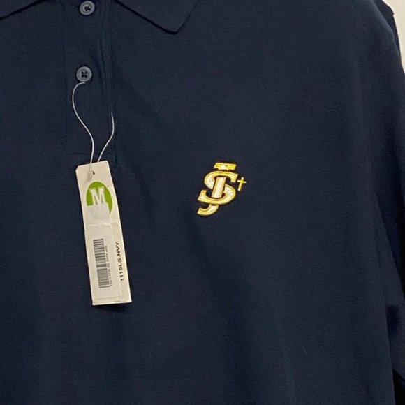 Mccarthy school uniform 4XL long sleeve polo blue - Picture 2 of 7